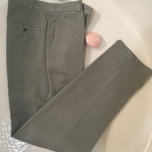 Dockers / Pants Flat Front / Olive Grn / Size 8 L
